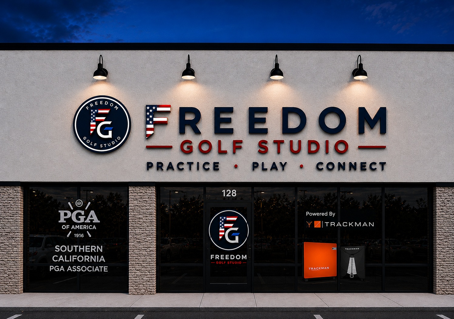 Freedom Golf Studio exterior rendering